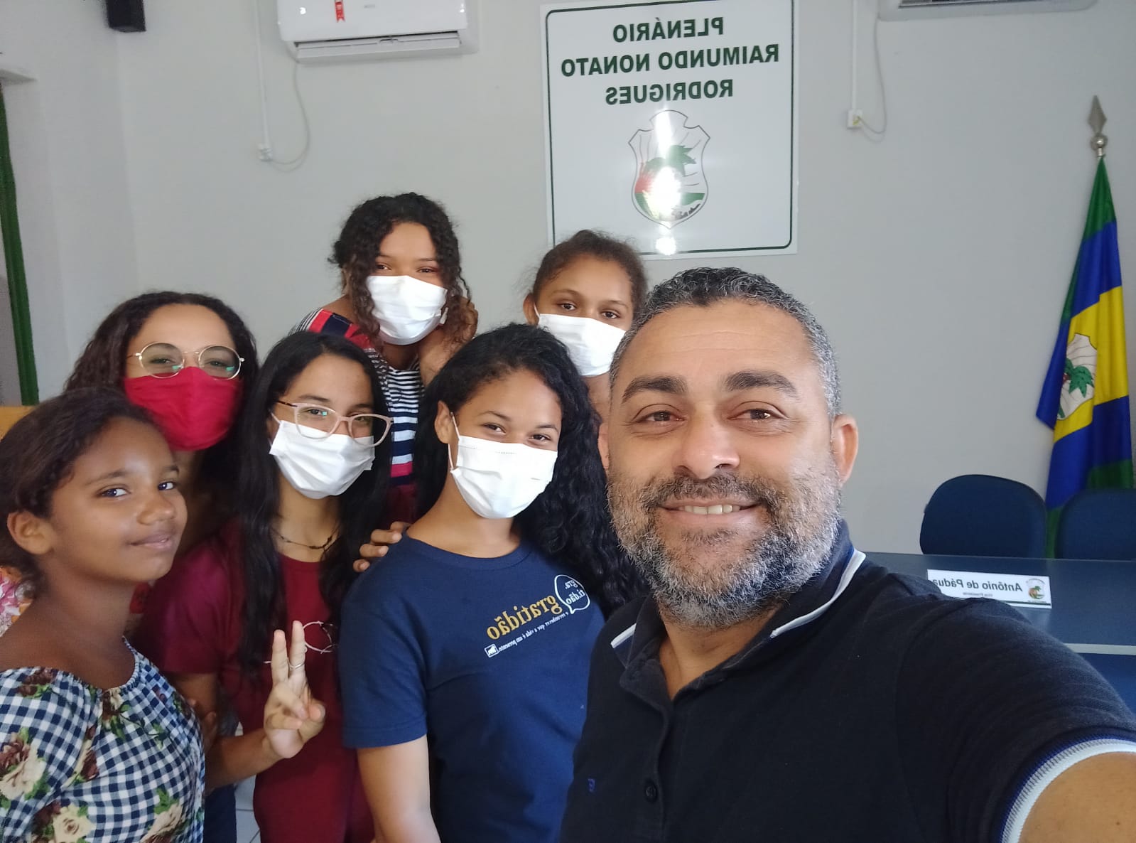 Estudantes do Ensino Médio visitam Câmara de Benedito Leite  2