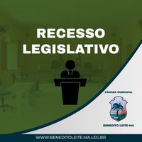 Recesso legislativo julho de 2022